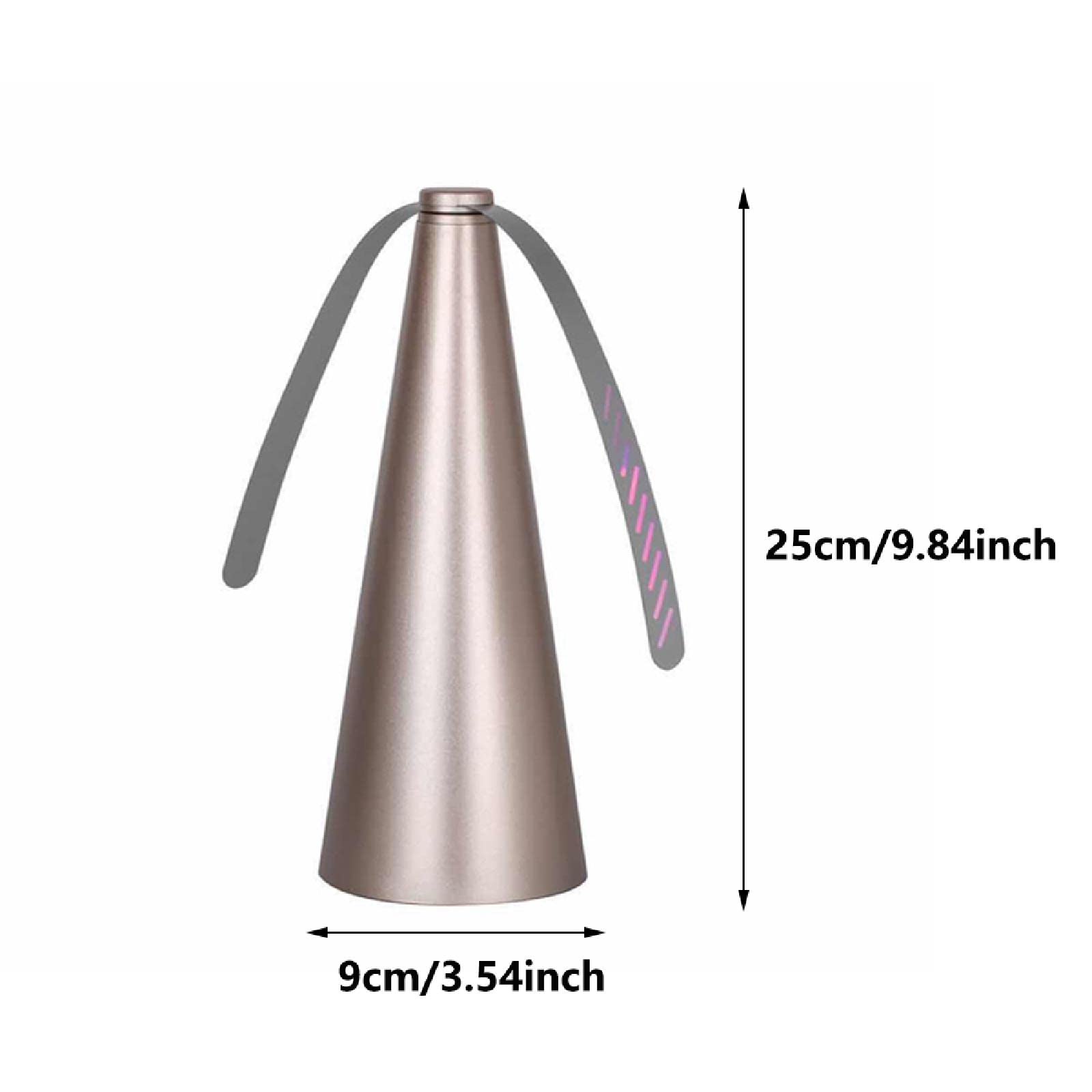 Fliegen abwehr Ventilator, Indoor Outdoor Moskito/Fliegen/Bug Away Insekten abwehrmittel Fan für Tische Fliegen Ventilator Halten Sie Fliegen und Käfer von Ihrem Essen fern-Gold