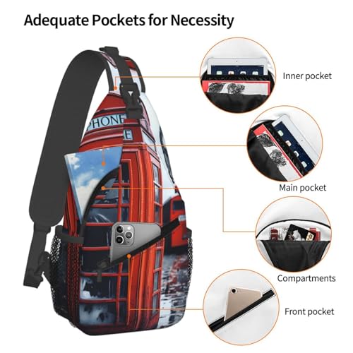 Mochila tipo bandolera pequeña para pecho unisex miniatura 4