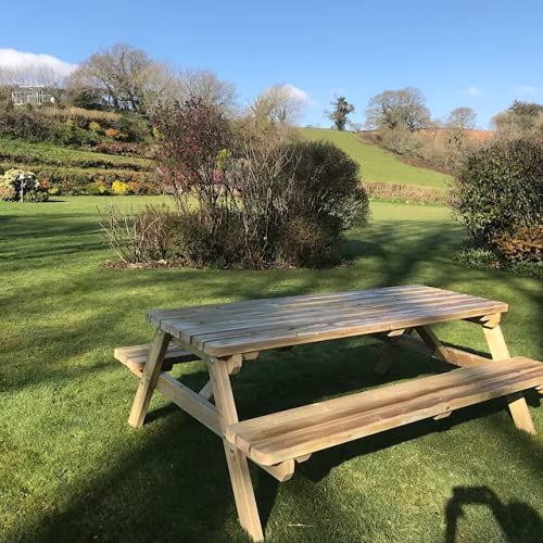 Buy MG Timber AFrame Heavy Duty Wooden Picnic Tables (6ft Length