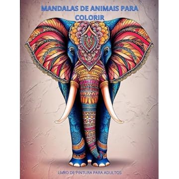 Capa do livro Mandalas de Animais para colorir: Mandalas (Portuguese Edition)