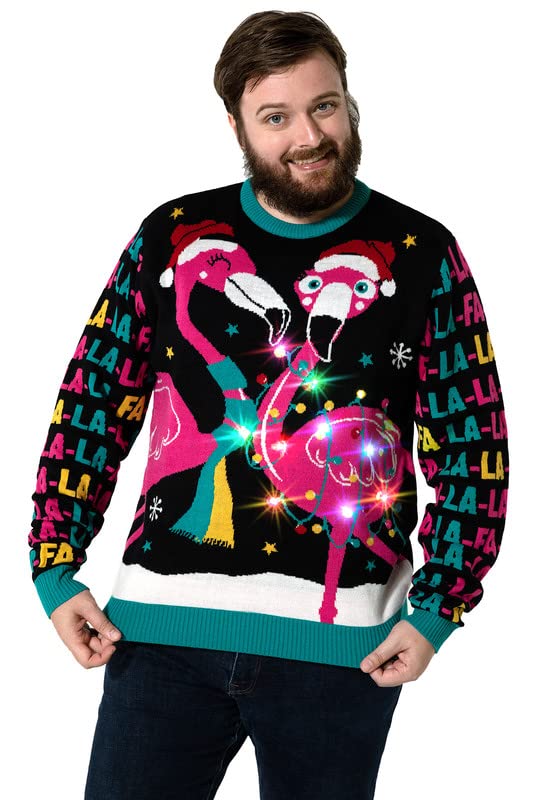 Hässliche Weihnachtspullover 16 Unisex Herren Strickjacke mit hässlichem Weihnachtspulli, gestrickt...