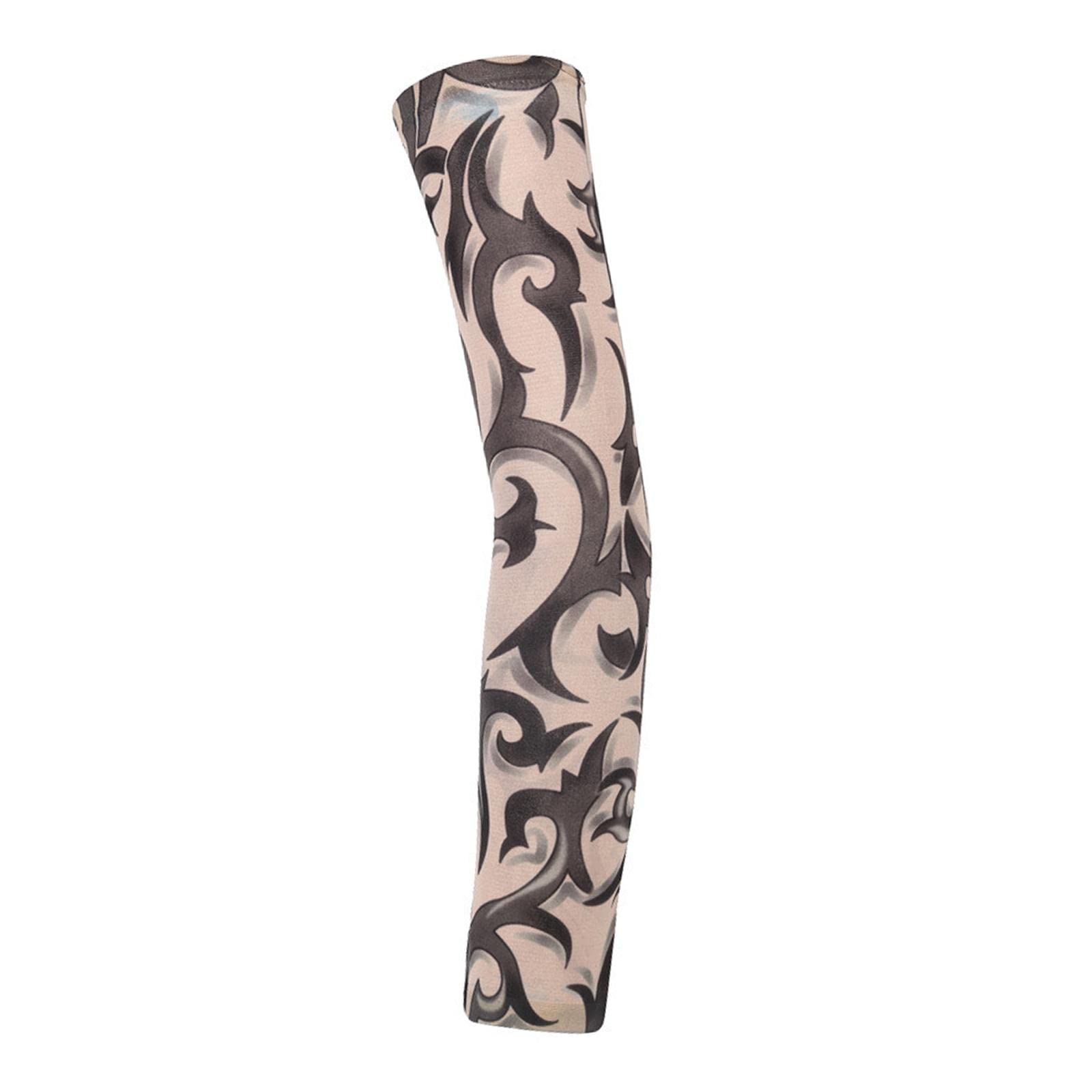 CALANDIS Unisex Cooling Arm Sleeves Tattoo Cover Up for Walking Basketball Tennis D | Protective Gear | Clothing, Shoes & Accessories | Basketball | Team Sports | Sporting Goods-image-27