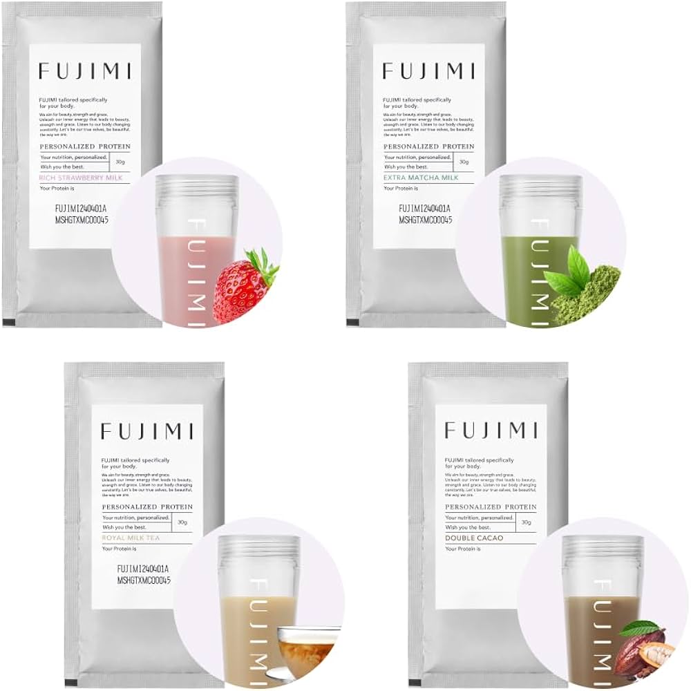 FUJIMI プロテイン Amazon.co.jp: FUJIMI（フジミ）プロテイン アソート4種（ストロベリー