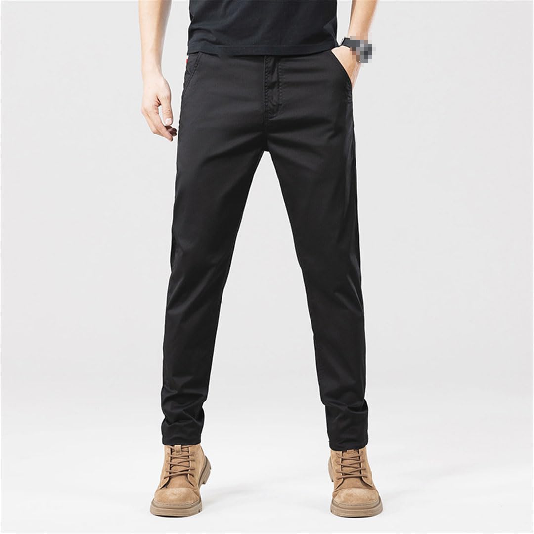 Pantalones Informales para Hombre, Pantalones Extragrandes Rectos Ajustados De Talla Grande Finos De Verano