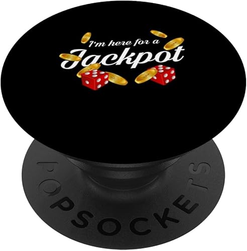 Miniatura 1 de Im here for a jackpot Design for a casino enthusiast PopSockets Standard PopGrip