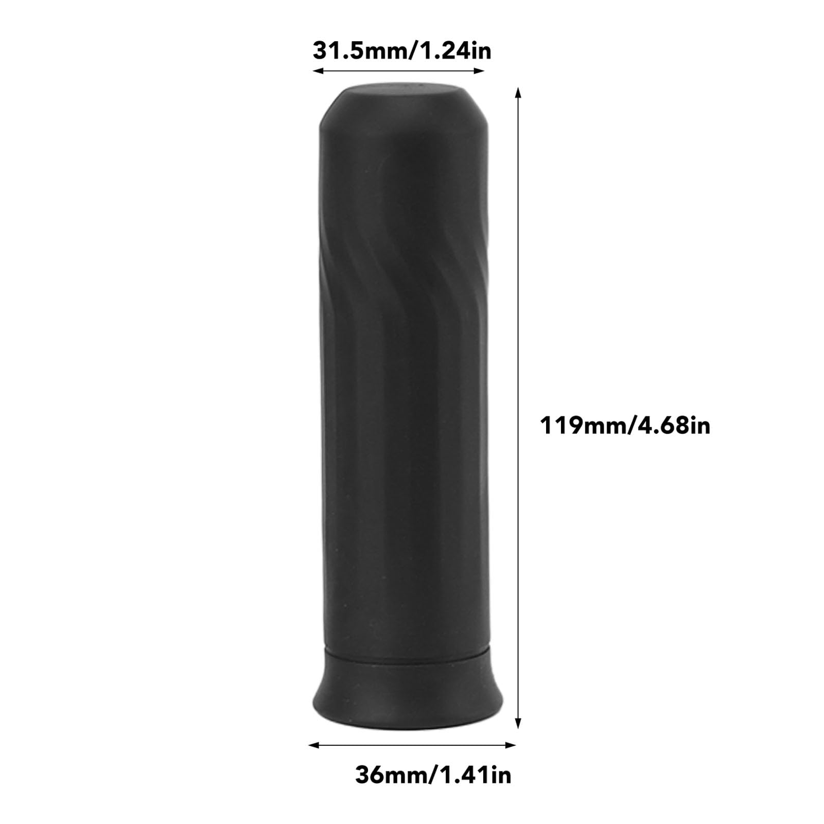1 Par Empuñaduras De Manillar Para Scooter Eléctrico NIU KQi2 Pro/KQi3 Pro/KQi3 Max/KQi Sport - Goma Antigolpes