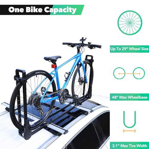 GATHERSKY Dual-Arm Rooftop Bike Carrier