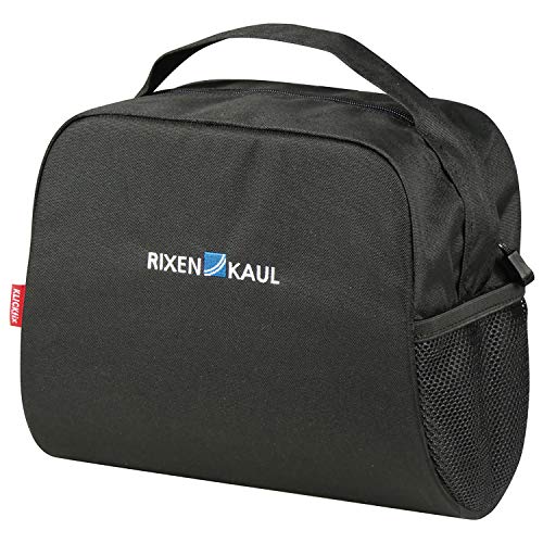 RIXEN & KAUL Baggy Plus Cycle Front Bag, Black, W 10.6 x H 8.7 x D 5.5 inches (27 x 22 x 14 cm)
