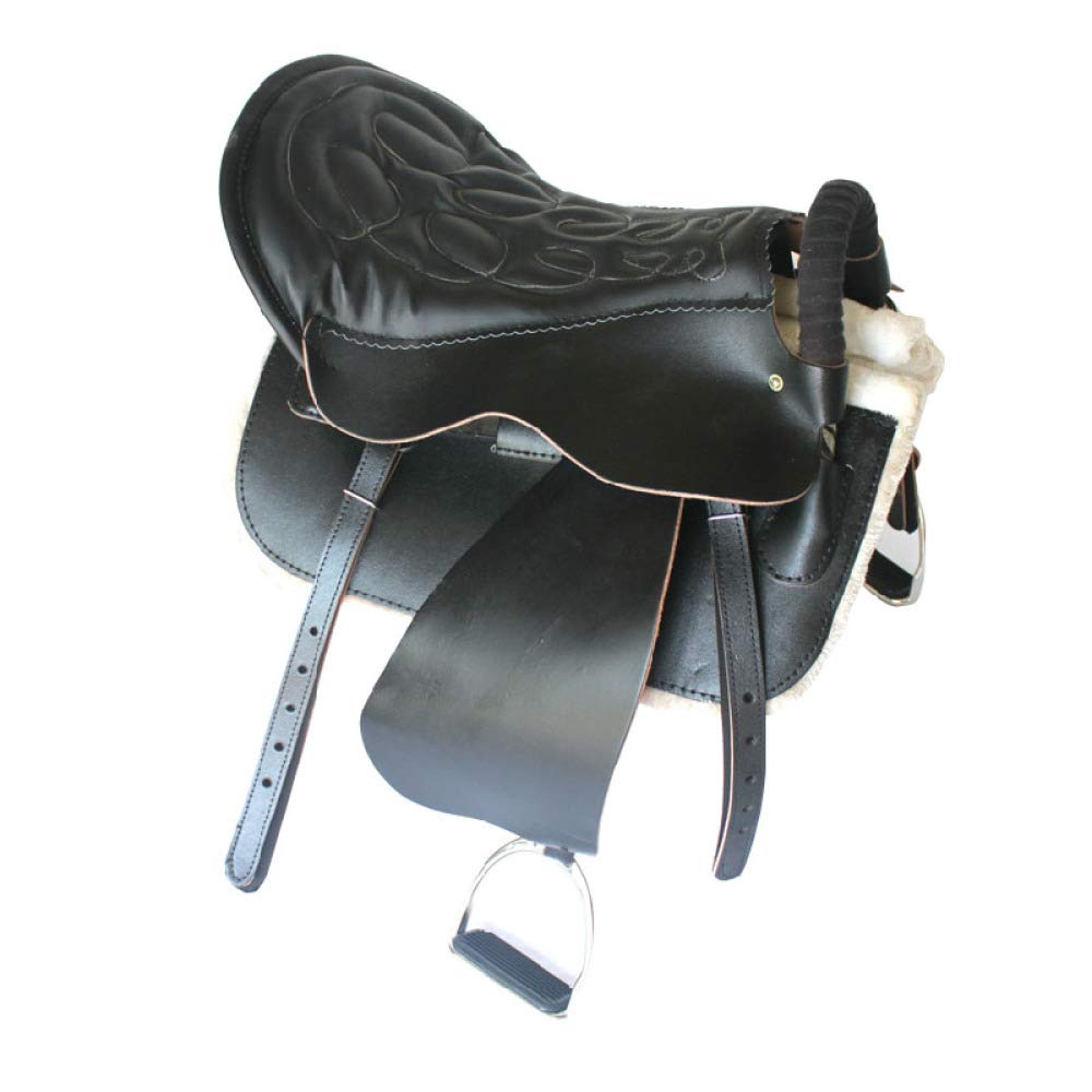 Cavallo da Sella Turisti con Maniglie con Sella in Cuoio Sella Esercito Sella Cavallo da Sella Completo Forniture Equestri