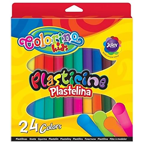 Colorino Sticks of Super Soft Plasticine in Twentyfour Vibrant Colours (Set of 24) Cover