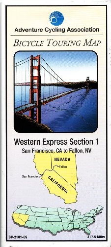 Bicycle Touring Map: Western Express Section 1 Bicycle Touring Map: Western Express Section 1