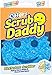Scrub Daddy Color Smiley Schwamm, Reinigungsschwämme - Texturveränderung, Kratzfreier Spülschwamm Küche, Geruchsresistent, Topfschwamm Spülmaschinenfest - Blau