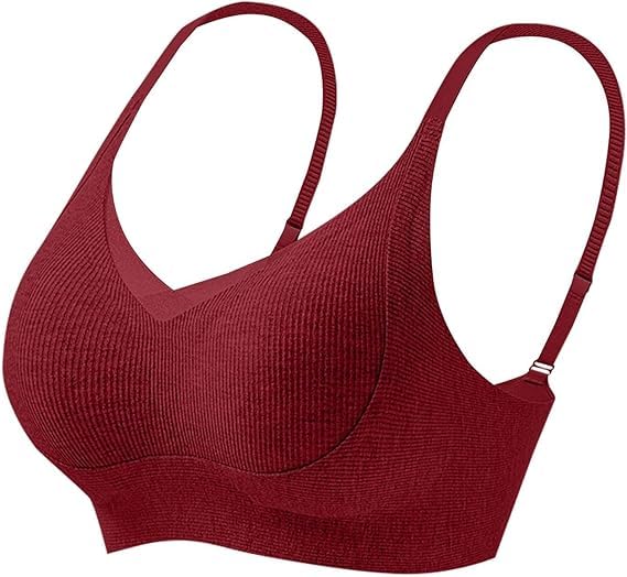 Image of Jalodari Women's Wireless Push-Up Bra | Soft Lightly Padded Full Coverage Bra | Longline High Support Sports Bra for Workout, Gym & Yoga | Comfortable Everyday Bralette