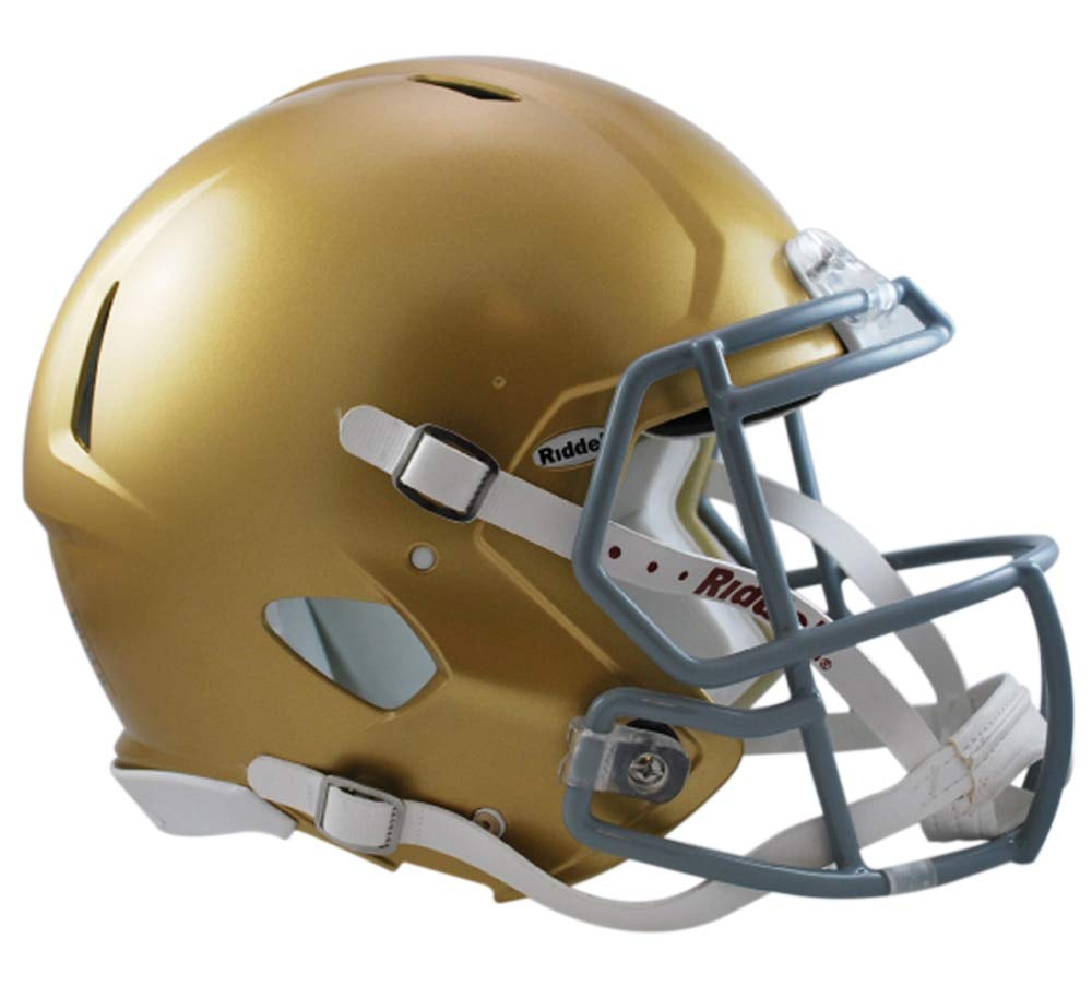 Riddell NCAA Notre Dame Fighting Irish Helmet Full Size AuthenticHelmet Authentic Full Size Speed Style 2016, Team Colors, One Size