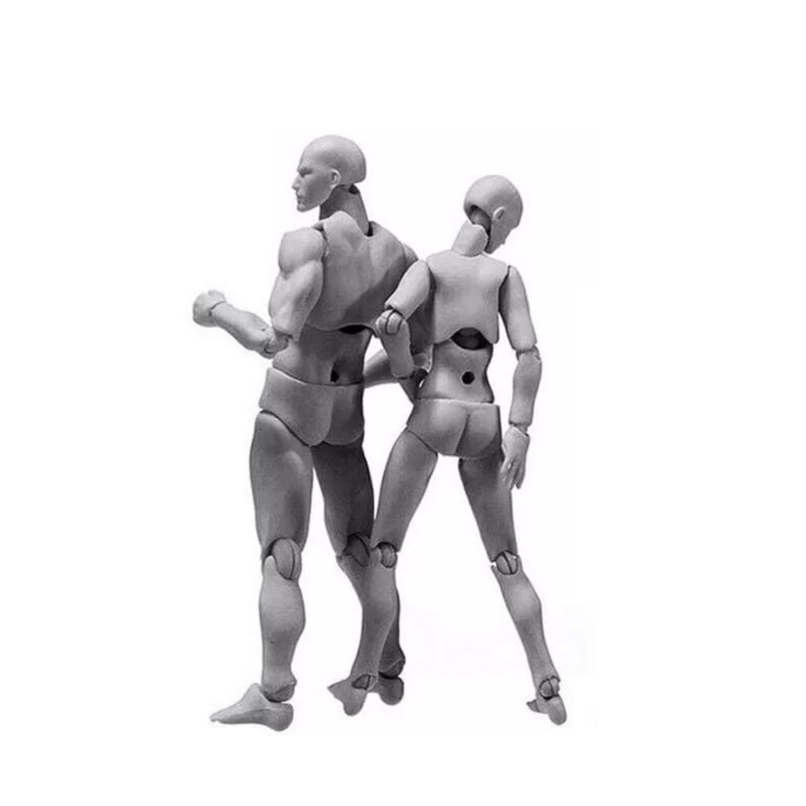 2Pcs Zeichnung Action Figuren Körper Künstler Modell Zeichnung Modelle Zeichnung Mannequin Figur für Malerei Körper Modell Künstler Dekoration Sammlung Geschenke