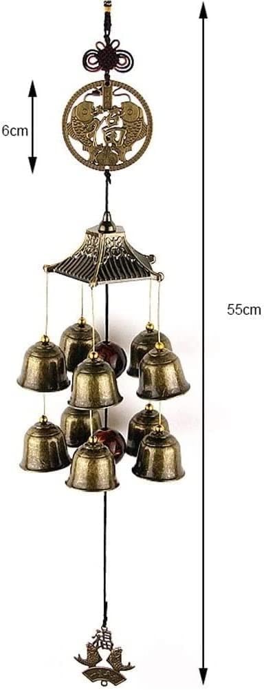 Dzwonki Wietrzne, Chińskie Dzwonki Wietrzne Feng Shui W Stylu Vintage, Wiszące, Pasujące Do Trawnika, Patio, Wystroju Domu
