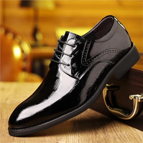 Leather Lace Up Oxford Shoes for Men Comfortable Office Business and Formal3
