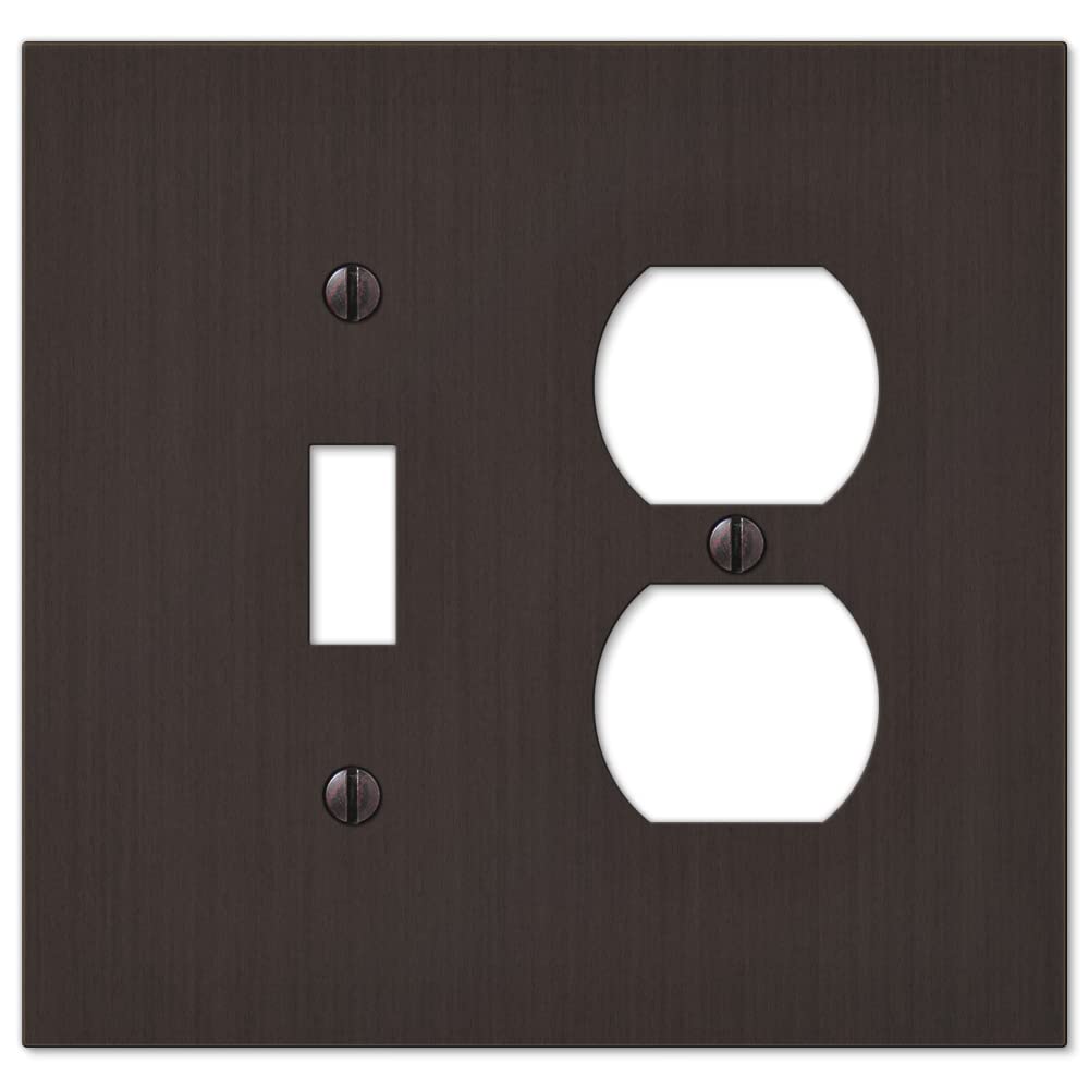 Plaque murale 1 bascule 1 Duplex Amerelle Elan fonte durable