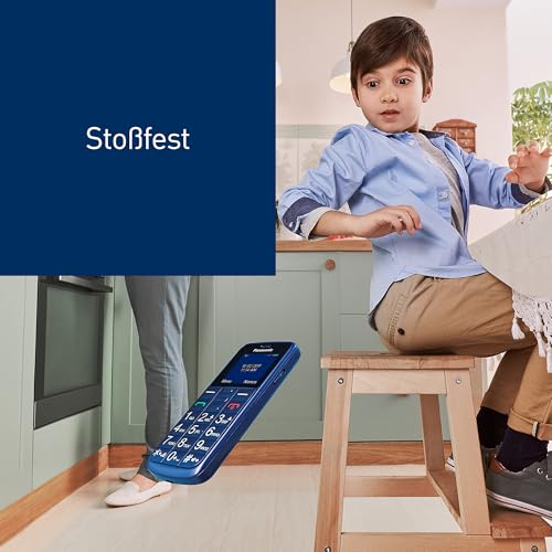 Panasonic KX-TU110EXC, 2G Seniorenhandy ohne vertag (Dual-SIM, Taschenlampenfunktion, große Tasten,...