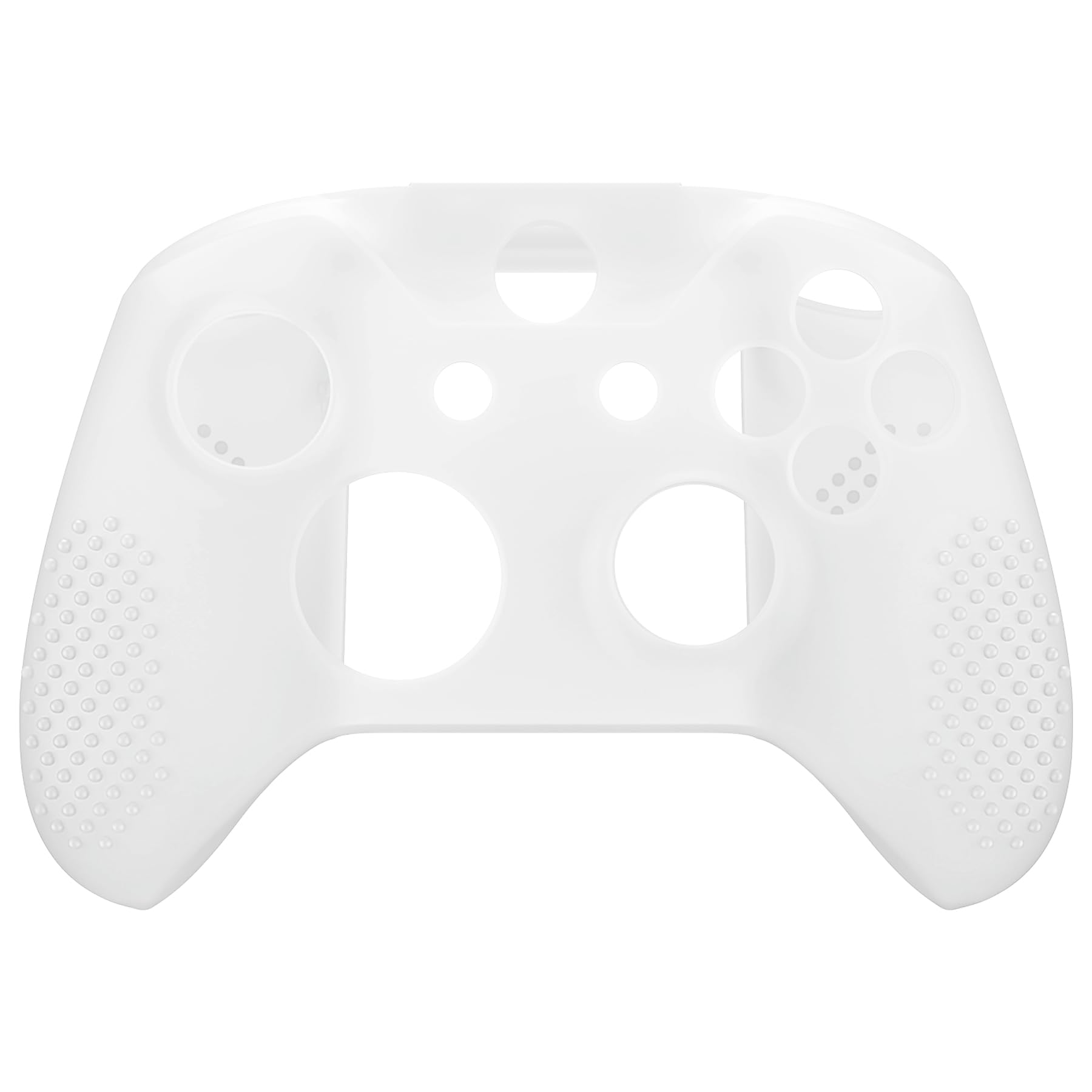 eXtremeRate Cubierta de Silicona para Xbox One S/X Control Accesorios Funda Suave Protectora Antideslizante Carcasa con 2 Tapas de Joysticks para Xbox One S/X(Brilla en Oscuridad)