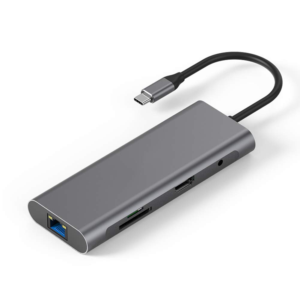 【新品未使用】拡張ドック　4K HDMI Amazon | ドッキングステーション hdmi 2つ LAN USB C ハブ13-in
