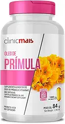 Óleo de Prímula 1000mg Clinic Mais 60 cápsulas