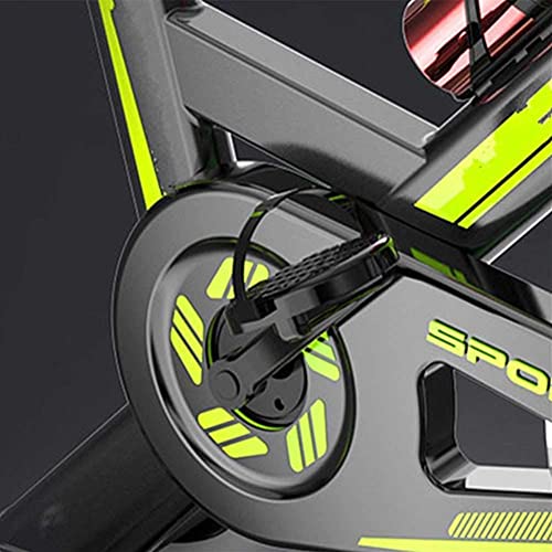 Image of Exercise Bike Stationary Indoor Cycling Bike Exercise Equipment for Home Workouts Cardio Training with Comfortable Seat Silent Belt Drive Adjustable Magnetic