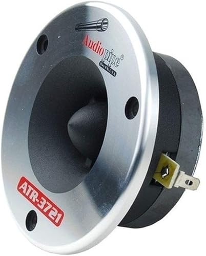 Miniatura 3 de Audiopipe 2 pares de tweeters de titanio Super Bullet de 350 W máx. 4 ohmios con anillos adaptadores de tweeter MDF personalizados