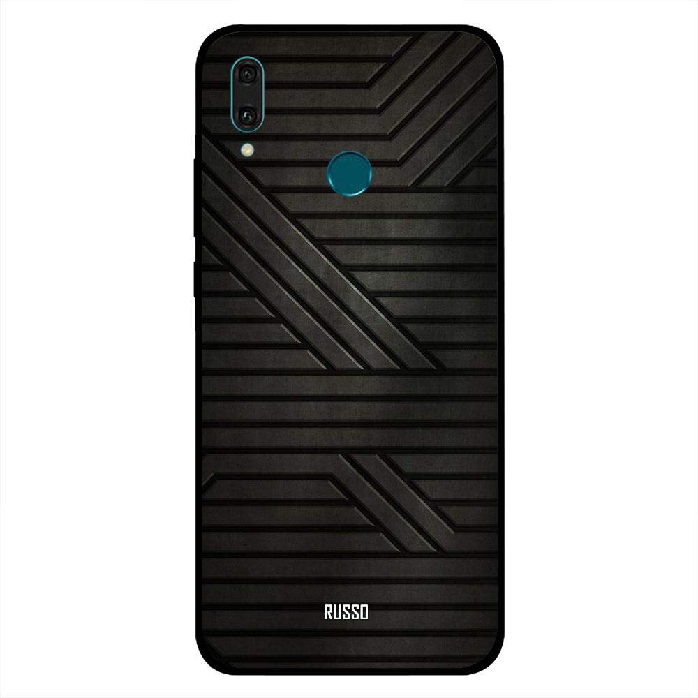 RUSSO Lines Pattern Modern and Funky Phone Cover for Huawei Y9 2019