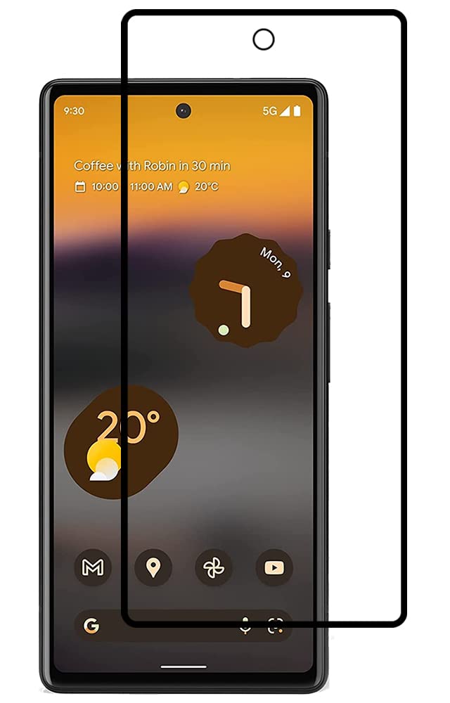 Tough Lee Tempered Glass Screen Guard Protector for Google Pixel 7A / 6A (6.1 inch) (Black) Edge to Edge Full Screen Coverage with Easy Installation Kit; Pack of 1 (B0BFKSGT6R) Amazon Price History, Amazon Price Tracker