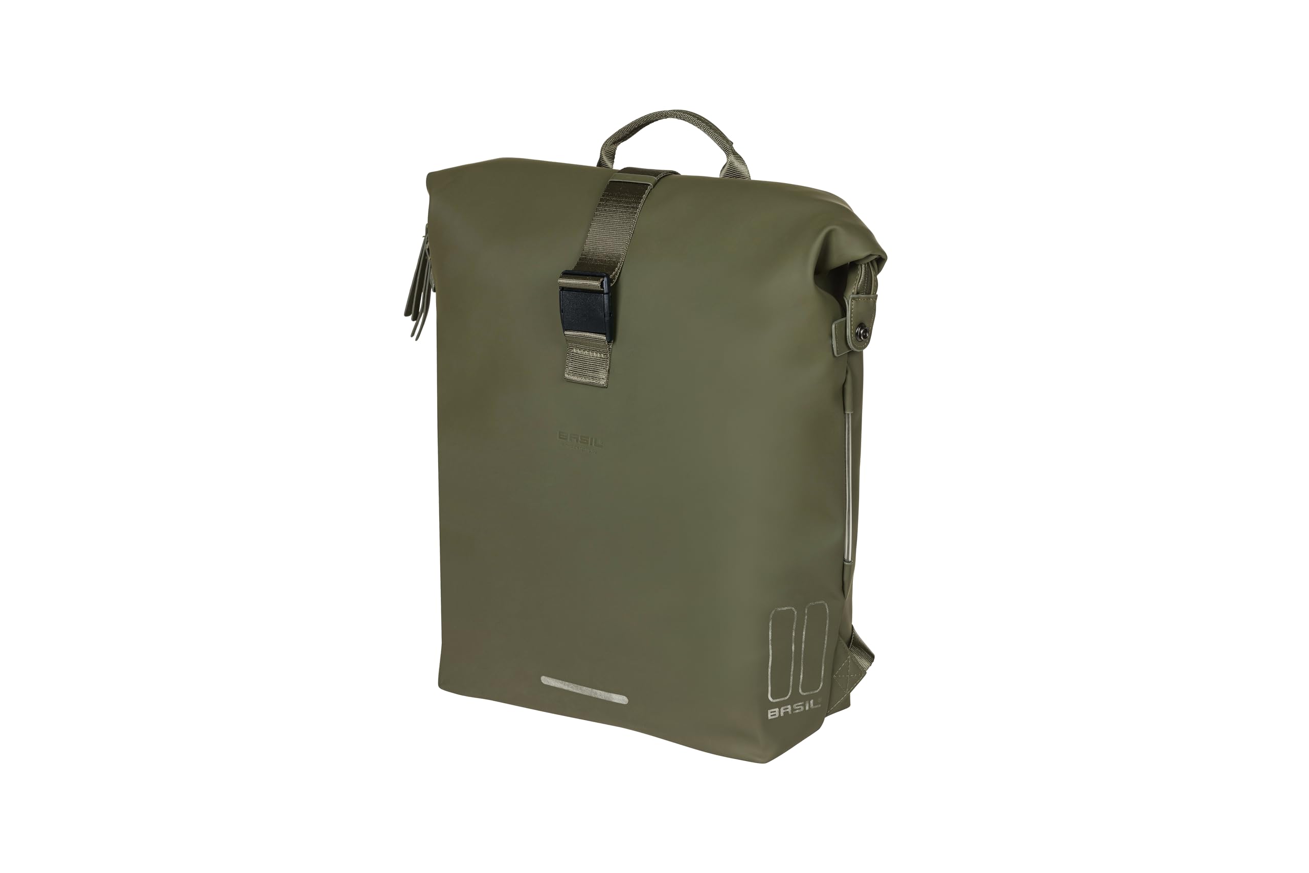 Basil Unisex_Adult Nordlicht Bicycle Backpack, Green, Standard Size