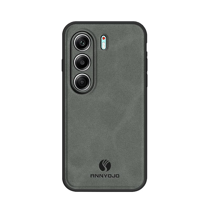 Phone Case Compatible with Tecno Camon 40 Pro 4G Built-in Car Magnetic Mount Camera Protection 2 in 1 Drop-proof Protective Cover Grey