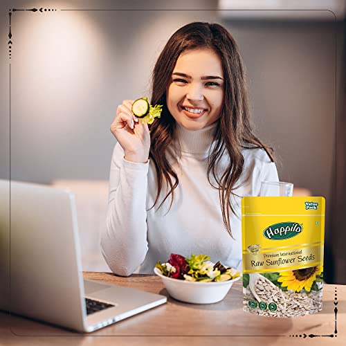 Image of Happilo Premium Natural Authentic Sunflower seeds No shell 1000g Value Pack, Healthy Protein Snack for Diet Food