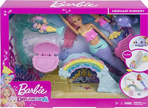 Barbie Dreamtopia Playset Sirena, Sirena con Due