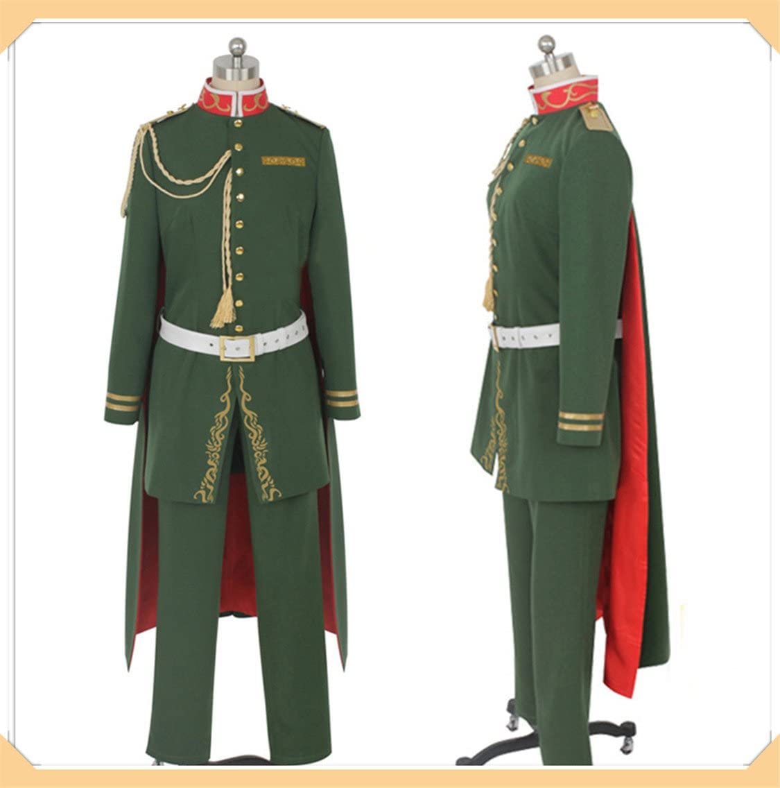 緑 軍服 学ラン アイナナ 九条天 大正ロマン 緑 軍服 学ラン アイナナ 九条天 大正ロマン