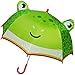 alles-meine.de GmbH 3D Effekt - Regenschirm / Kinderschirm - lustiger Frosch - Ø 70 cm / mit Einklemmschutz - Kinder Stockschirm - für Mädchen Jungen - mit Griff - Schirm Kinderr..