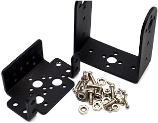 1set 2 DOF Short Pan and Tilt Servos Bracket Sensor Mount Kit for Compatible MG995 Retail