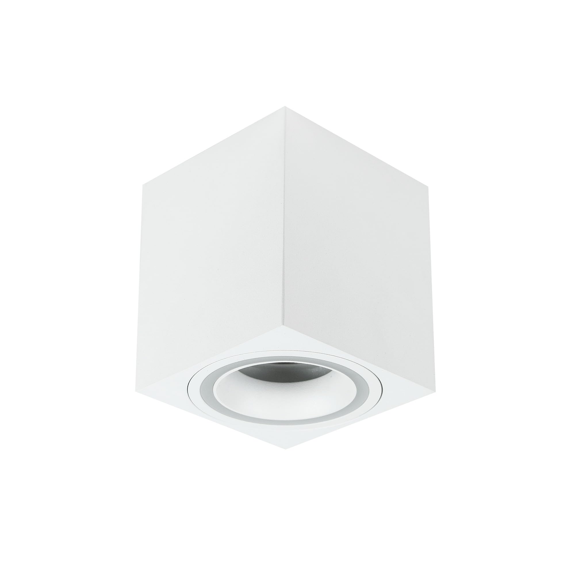 Plafoniera Spot 4 Fiamme Faretto Da Soffitto Nero Lampada Da Soffitto A LED Soggiorno Moderno Faretto Orientabile Metallo 4x 45w 4x 350lm Bianco Caldo Lxpxh 56x6x12 73912260 - Foto 5