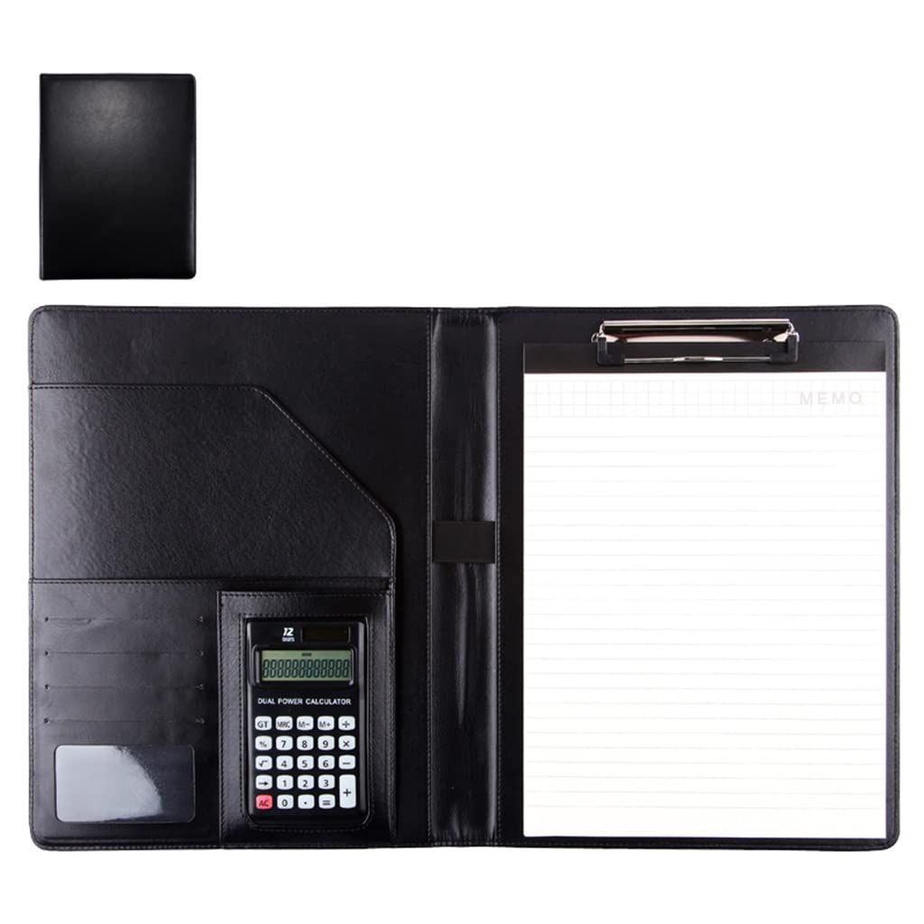 Schreibmappe A4, Portfolio Binder Ordner Lagerung Zwischenablage Padfolio Für Schule Seite Riemen Dokument Veranstalter Papiere Reise Dokumente