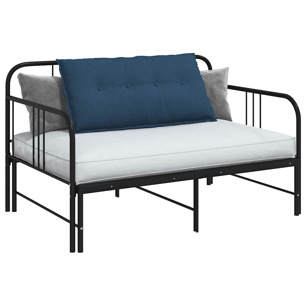 Cuscino per la schiena, blu, 100 x 19 x 50 cm, in tessuto, cuscino da lettura | Cuscino ergonomico a cuneo con rivestimento sfoderabile per leggere e rilassarsi in camera da letto o soggiorno.