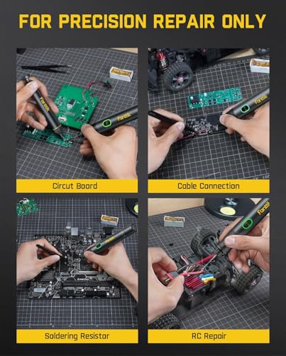 Fanttik T1 Max Soldering Iron Kit, Cordless Soldering Iron & S1 Capsule Deluxe Cordless Screwdriver