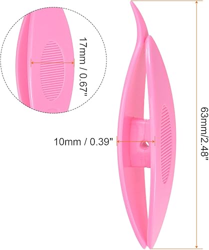 Miniatura 2 de HARFINGTON 2 lanzaderas de tatuaje de 2.480 x 0.669 x 0.394 in, coloridas lanzaderas de plástico para hacer encajes, herramientas de manualidades