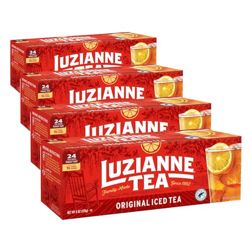 Image of Luzianne Specially Blended Iced Tea Bags, 24 Count (Pack of 4)