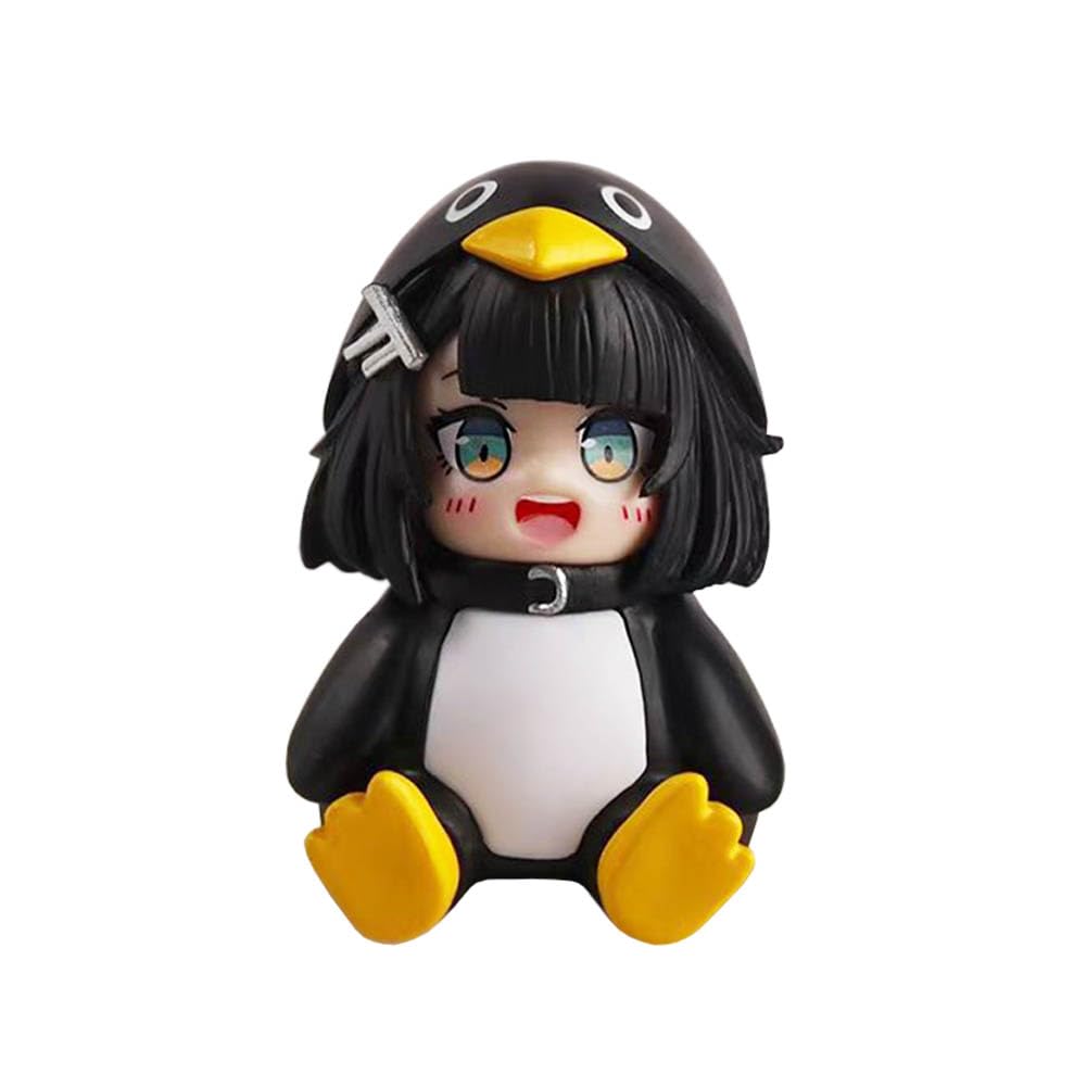 Xinchangda Anime Game Endministrator Figure Statue 8CM Cute Penguin The Endmin Gugugaga Action Figure Mini Model PVC Collectibles Decoration Gifts