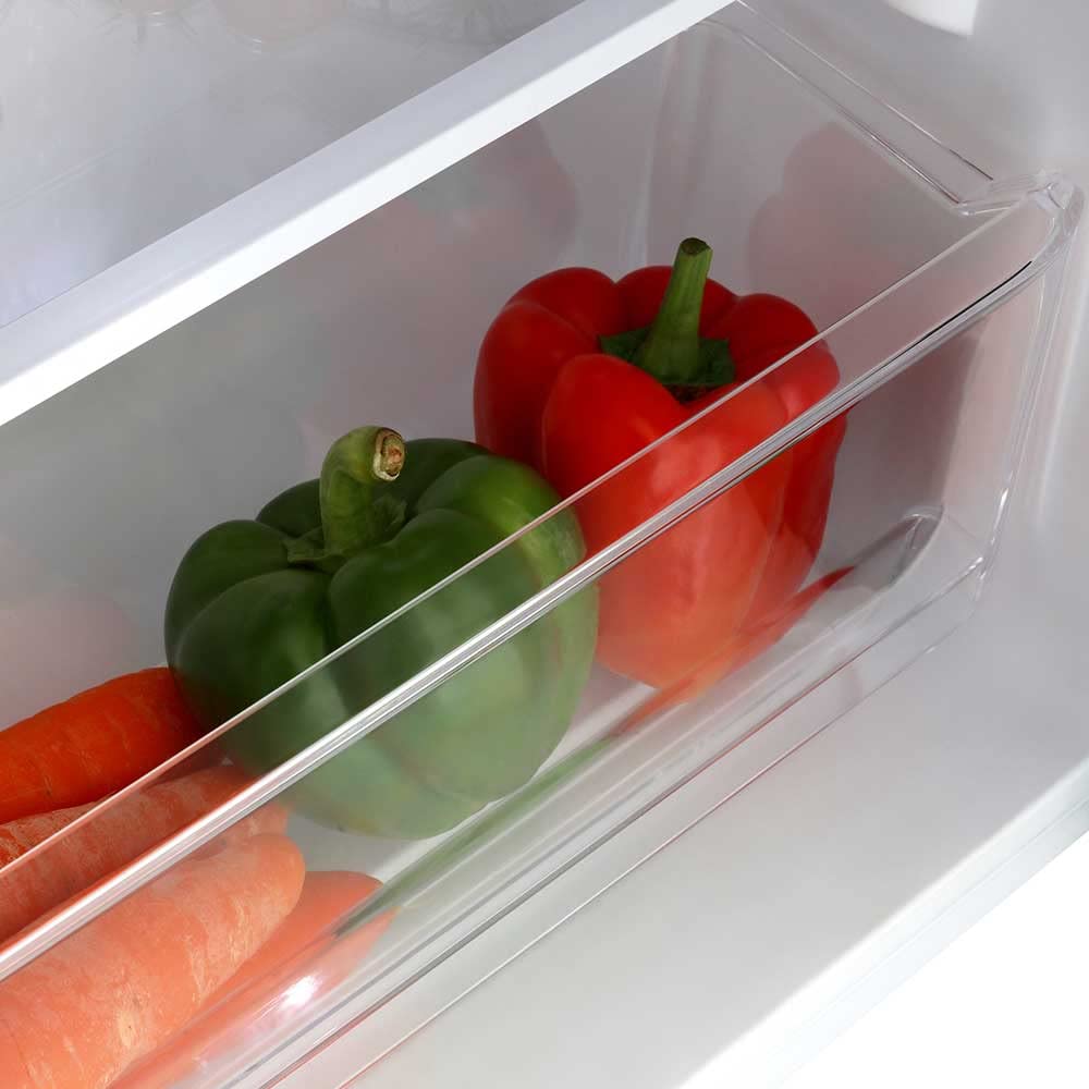 Cookology UCIB80 Under Counter Freestanding Fridge in Black - 80 Litre Capacity - Adjustable Temperature Control & Legs - Reversible Door and Ice Box — view 7