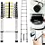 YHKJLYH 13.5 Ft Aluminum Telescoping Extension Ladder, 4.1M Retraction Telescopic Collapsible Ladder with Spring Loaded Locking Mechanism Non-Slip,1.4m/4.5ft