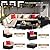 Homall 8 Pieces Outdoor Patio Furniture Sofa Set, All Weather PE Rattan Wicker Sectional Sets Modern Modular Couch Outside Conversation Set with Thick Cushions and Glass Coffee Table