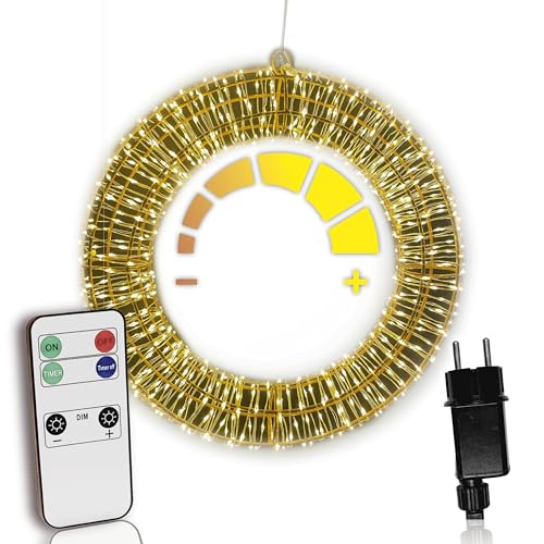 HiLight LED Weihnachtskranz Ø40 cm mit 600 LEDs |...