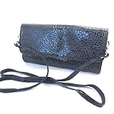  Frandi [M3575 - Ledertasche tasche marine (2 faltenbalg) leopard.