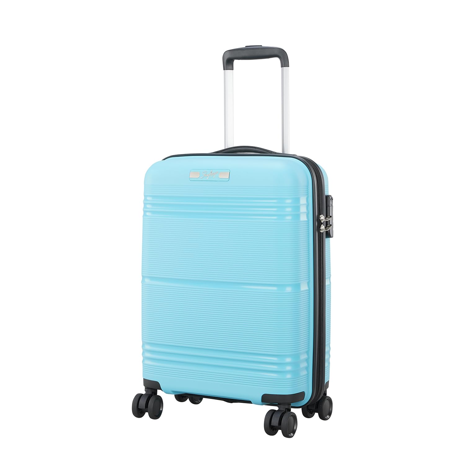 Focus 8W(N) Strolly Cabin 360° 55Cm|Trolley Bag, Speed_Wheel Suitcase For Travel, 8 Wheel Luggage For Men And Women, Polypropylene Hard Side Cabin And Check In Bag (Turquoise, Small)-image-21